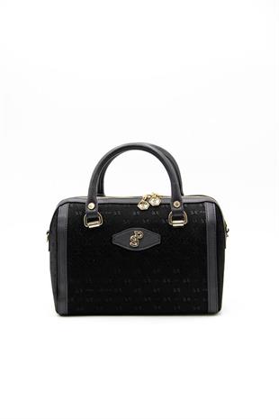 Silver & Polo SP1091 Kadın El Çantası Fashion Siyah-Siyah