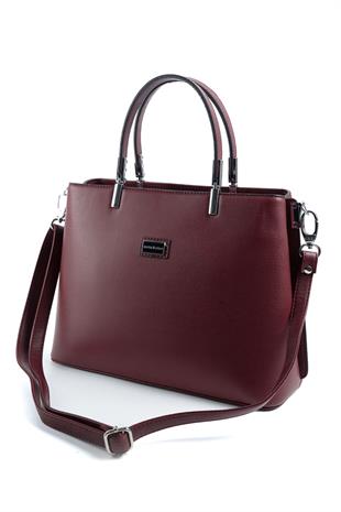 Silver & Polo Bordo SP924 Kadın El Çantası