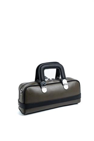 Silver & Polo Haki - Siyah SP1258 Kadın El Çantası