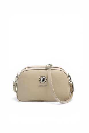 Silver & Polo SP745 Kadın Çapraz Çanta Petek Kum Beji-Kum Beji