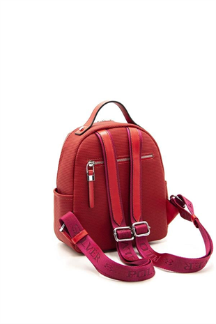 Silver & Polo SP1130 Kadın Sırt Çantası Petek Kırmızı