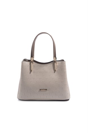 Silver & Polo SP1205 Kadın El Çantası Fashion Bej-Latte