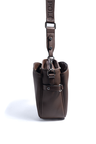 Silver & Polo SP884 Kadın Çapraz Çanta Petek Kahve