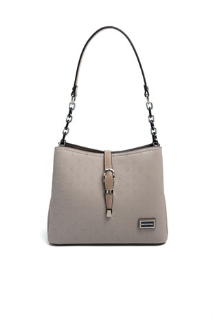 Silver Polo SP974 Kadın Omuz Çantası Fashion A.Vizon-Latte