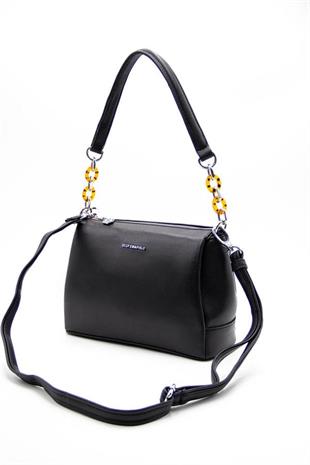 Silver & Polo SP910 Kadın Çapraz Çanta Düz Siyah