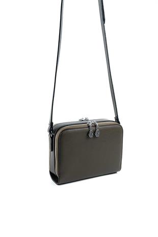 Silver & Polo SP888 Kadın Çapraz Çanta Düz Zeytuni