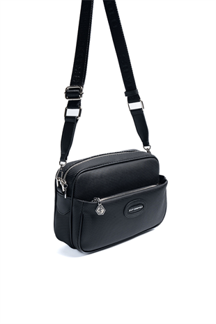 Silver & Polo SP1267 Kadın Çapraz Çanta Petek Siyah