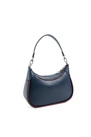 Silver Polo SP1180 Kadın Omuz Çantası Düz Laci-Laci-Bordo