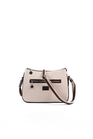 Silver & Polo Bej - Kahve SP818 Kadın Çanta Modelleri>Çapraz Çanta