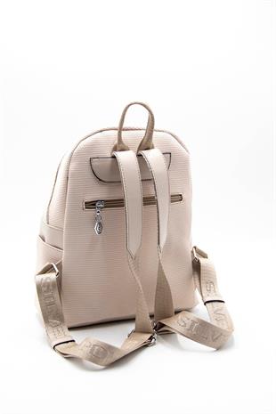 Silver & Polo SP926 Kadın Sırt Çantası Petek Bej-Bej