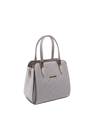Silver & Polo SP1136 Kadın El Çantası Ç.Örgü Bej-Kum