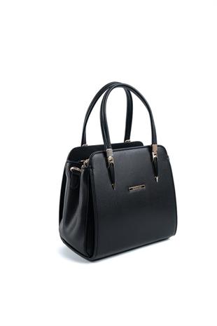 Silver & Polo SP1136 Kadın El Çantası Düz Siyah