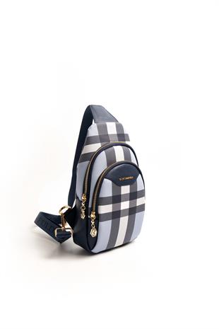 Silver & Polo Mavi - Laci SP959 Kadın Vücut Çantası