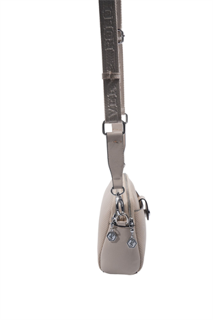 Silver Polo SP1144 Kadın Çapraz Çanta Petek Kum Beji-Kum Beji