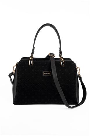 Silver & Polo SP972 Kadın El Çantası Fashion Siyah-Siyah