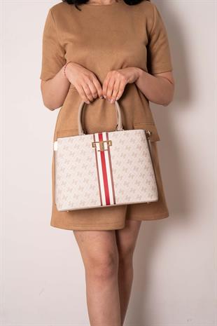 Silver & Polo Bej - Kum SP924 Kadın El Çantası