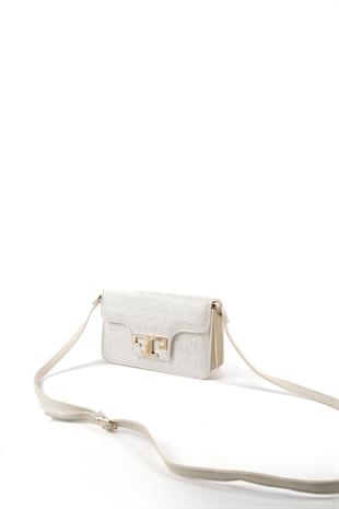 Silver & Polo Sedef - Bej SP1170 Kadın Çapraz Çanta