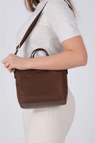 1225 Kadın El Çantası  Kahve