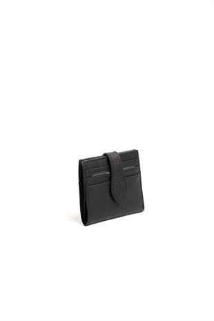 Silver & Polo SP1190 Kadın Cüzdan & Kartlık Düz Deri Siyah
