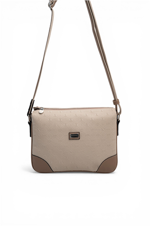 Silver & Polo SP784 Kadın Çapraz Çanta Fashion Bej-Latte