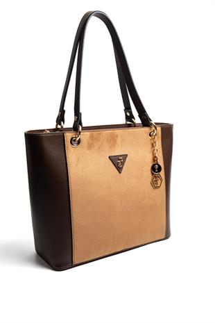 Silver & Polo SP1176 Kadın Omuz Çantası Süet Taba-Kahve