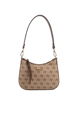 Silver & Polo Koyu Bej - Kahve SP1259 Omuz Çantası