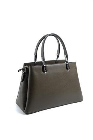 Silver & Polo SP1253 Kadın El Çantası Düz Zeytuni