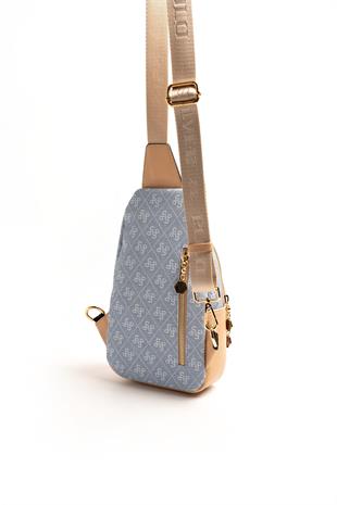 Silver & Polo Mavi - Ten SP959 Kadın Vücut Çantası