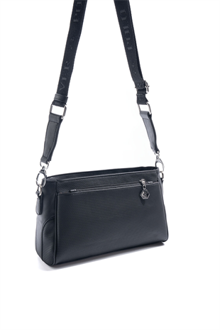 Silver & Polo SP1273 Kadın Çapraz Çanta Petek Siyah