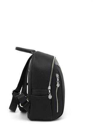 Silver & Polo SP906 Kadın Sırt Çantası Petek Siyah