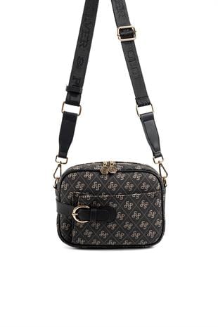 Silver & Polo Füme - Siyah SP1256 Çapraz Çanta