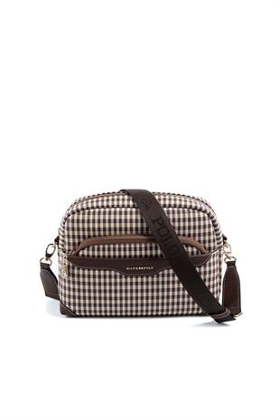 Silver & Polo Kahve Sarı - Kahve SP1201 Kadın Çapraz Çanta