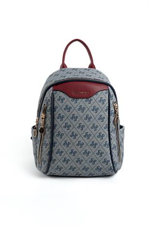 Silver & Polo Gri - Laci SP906 Kadın Sırt Çantası