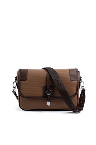 Silver & Polo Karamel - Kahve SP1182 Kadın Çapraz Çanta