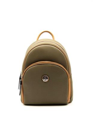 Silver & Polo SP1062 Kadın Sırt Çantası Petek L.Haki-A.Taba