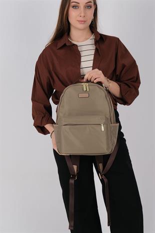Silver & Polo SP1206 Kadın Sırt Çantası  Yeşil-Kum