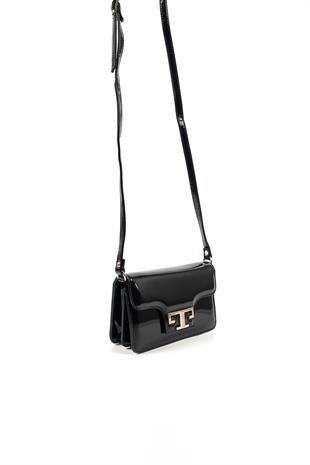 Silver & Polo Siyah Rugan SP1170 Kadın Çapraz Çanta