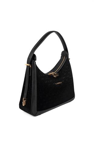 Silver Polo SP1187 Kadın Omuz Çantası Fashion Siyah-Siyah