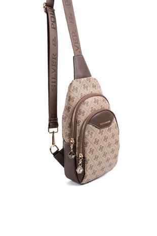 Silver & Polo Koyu Bej - Kahve SP959 Kadın Vücut Çantası