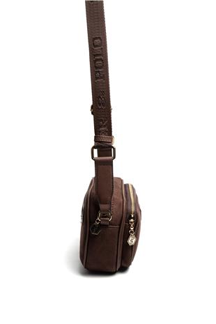 Silver & Polo SP1111 Kadın Çapraz Çanta Süet Kahve