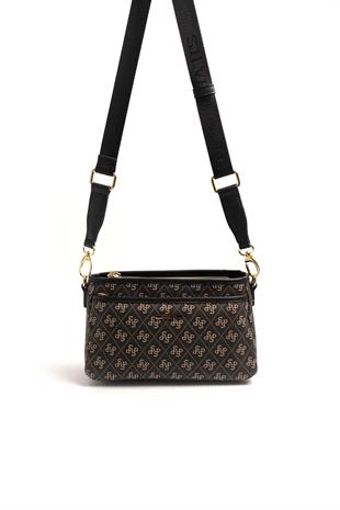 Silver & Polo Füme - Siyah SP1184 Kadın Çapraz Çanta