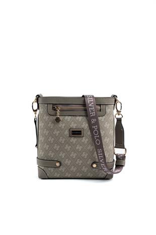 Silver & Polo Yeşil SP1120 Kadın Çapraz Çanta