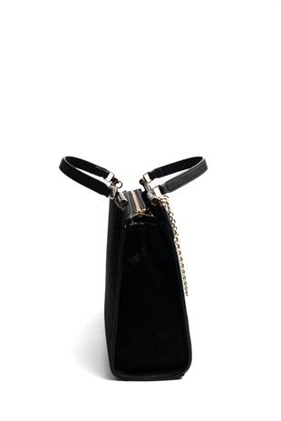 Silver & Polo SP1166 Kadın El Çantası Fashion Siyah-Siyah-Rugan Siyah