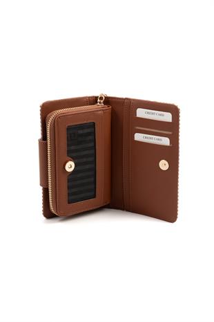 Silver & Polo Bej - Taba SP1202 Kadın Cüzdan & Kartlık