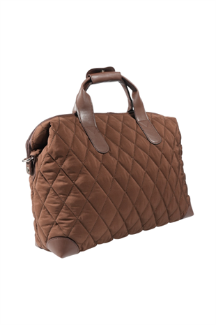 Silver & Polo SP1141 Kadın Seyahat Çantası Memory Taba-Kahve