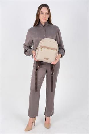 Silver & Polo SP1209 Kadın Sırt Çantası  Bej-Kum