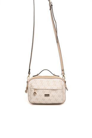 Silver & Polo Bej - Kum SP1186 Kadın Çapraz Çanta