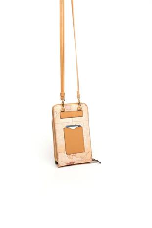 Silver & Polo SP1011 Kadın Telefon Çantası Harita Pudra-A.Taba