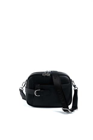 Silver & Polo SP1256 Kadın Çapraz Çanta Düz Siyah