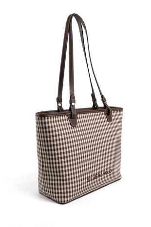 Silver & Polo Kahve Sarı - Kahve SP1204 Kadın Omuz Çantası